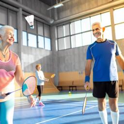 Le Badminton Senior à Ploemeur : Comment ce sport rajeunit la vie après 60 ans