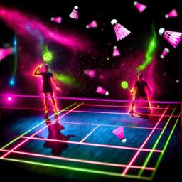 Badminton sous lumière noire : La Fluo PINK Night illumine Le Thillot pour une première électrisante !