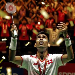 Triomphe émotionnel : Viktor Axelsen soulève le trophée de l'Open du Danemark devant son public en délire